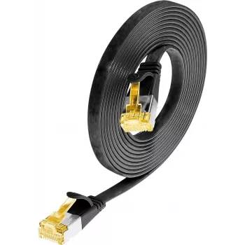 Câble patch Ethernet Slim Cat6a U/FTP Wirewin, 0,1 m, noir PKW-STP-SLIM-K6A 0.1 SW