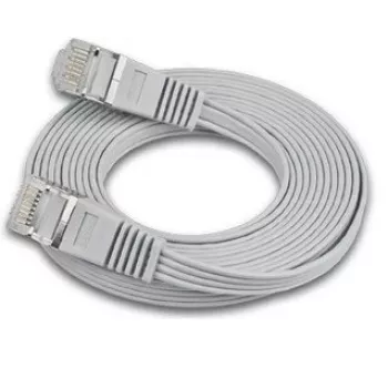 Câble patch Ethernet Slim Cat6 U/FTP Wirewin Triotronik PKW-STP-SLIM-KAT6 0.1 WS, 0,1 m, blanc