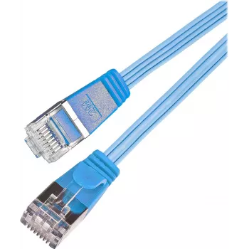 Câble patch slim Cat 6 U/FTP Wirewin Triotronik, 2 m, bleu PKW-STP-SLIM-KAT6 2.0 BL
