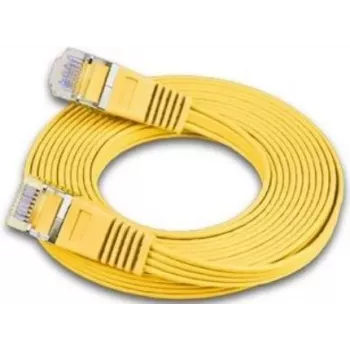 Câble patch Ethernet slim Cat6 U/FTP Wirewin Triotronik, 3 m, jaune PKW-STP-SLIM-KAT6 3.0 GE