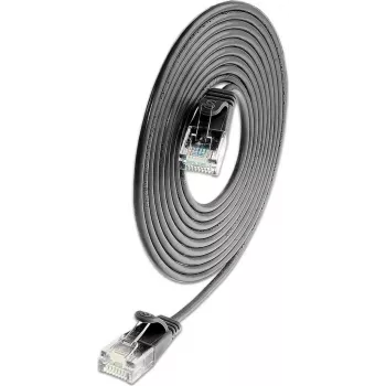 Câble patch SLIM KAT6A 10 Gigabit Light Wirewin, U/UTP, Ø3,6 mm, noir, 0,5 m (SLIM-L-UU-K6A 0.5 BK)