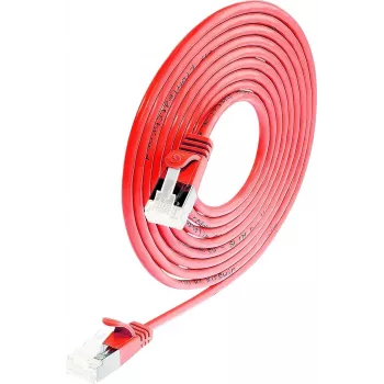 Câble patch slim Cat 6a U/FTP Wirewin, rouge, 5,0 m PKW-LIGHT-STP-K6A 5.0 RT
