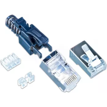 Connecteur RJ45 à sertir sur site Wirewin MOD SL KAT6A STP 10 SW, Cat6A, blindé, pack de 10