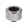 Raccord à compression Thermaltake Pacific C-PRO G1/4 pour tube PETG 16 mm de diamètre extérieur, chrome