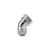 Raccord à compression 45 degrés Thermaltake Pacific G1/4 pour tube PETG - laiton chromé, 16mm OD
