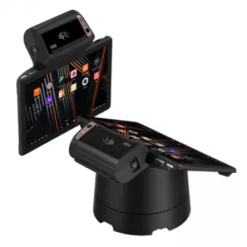SUNMI V3 Mix terminal POS 10,1 inch, Android 13, 4 Go RAM 32 Go, 4G, NFC, imprimante 80 mm, lecteur d'empreintes digitales, scanner 2D, noir