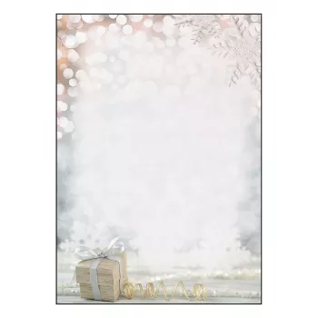 Papier fin SIGEL Christmas Surprise A4 90 g/m² pour imprimantes jet d'encre, laser et copieurs, 25 feuilles (DP135)