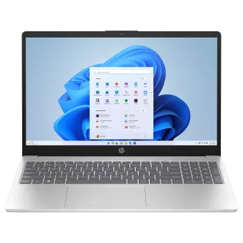 HP 15-fd0519ng Ordinateur portable 15,6 pouces Full HD, Intel N150, 4 Go de RAM, 128 Go UFS, Windows 11 Home, Jet Black D46JREA#ABD