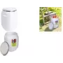 Fût de stockage EDA 50 L en plastique blanc avec couvercle 010559 NA