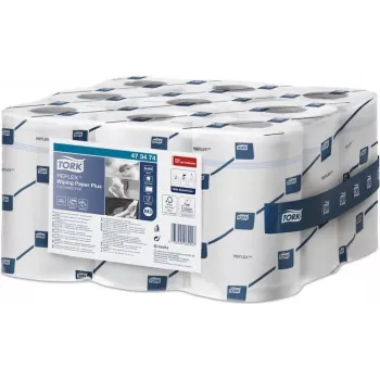 Rouleau de nettoyage polyvalent TORK Reflex, 2 plis, blanc, 67 m, perforé, non gaufré, 1 rouleau (473474)