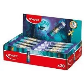 Maped DRAGON gomme en plastique, format rouge à lèvres, twist-out, présentoir de 20 pièces 152025