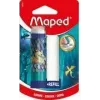Gomme en plastique rétractable Maped DRAGON avec recharge, format rouge à lèvres, blister 152024