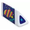 Maped Pyramide PIXEL PARTY gomme en plastique, blanc, sans phtalates & sans PVC, section triangulaire, boîte présentoir de 24 pièces 119523