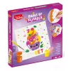 Kit de peinture par numéros Maped Creativ Kawaii Food Sweet - 2 toiles préimprimées, 10 peintures acryliques, pinceau, dès 7 ans 907088