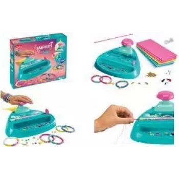 Ensemble machine à percer les perles Heishi Maped Creativ Bracelets Maker avec aiguilles en plastique 907406