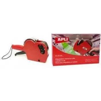 Étiqueteuse de prix AGIPA 101418 rouge 1 ligne, 8 chiffres, hauteur de caractère 8 mm