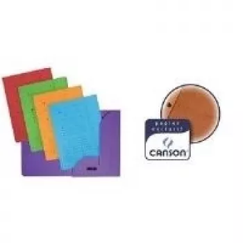 Classeur ELBA ULTIMATE A4 avec 2 rabats préimprimés, bleu, carton CANSON 240 g/m², pack de 25 103100
