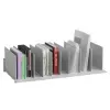 PAPERFLOW Bookend for Transverse Roller Shutter Cabinets, Steel, Black (EO4932.02)