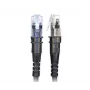 Câble patch Patchsee ThinPatch UTP CAT 6a 1,2 m noir - 10 Gbit/s PoE++ fin et flexible