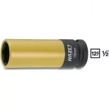 Douille à chocs HAZET 903SLG-19 1/2 pouce, profil hexagon TRAC, 19 mm