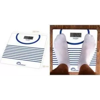 Pèse-personne numérique Little Balance LB 8655 Sailor, rechargeable USB-C, sans pile, 180 kg
