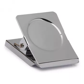 Pince à papier MAUL avec aimant, 40 mm, argent, acier robuste avec ressort puissant 2194096