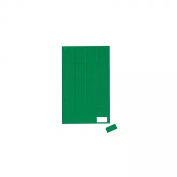 MAUL Magnetic Symbol Rectangle, 20 x 10 mm, Green, Die-Cut, 1 mm Thick, 1 Piece 6531455