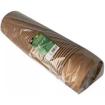 Papstar 87914 Round Cardboard Bowl Brown Monochromatic 50 Pieces