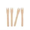 PAPSTAR pure fourchette à frites, bois de bouleau, 121 mm, biodégradable, 1 pièce 82557