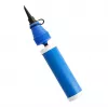 Pompe à ballons à double action PAPSTAR, plastique bleu, 275 mm, 1 pièce (89199)