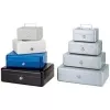 MAUL Cash Box White 152x125x81 mm Cylinder Lock Removable Coin Tray 56101-02