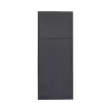 PAPSTAR Royal Collection Napkin Cutlery Pouch, Black, Premium Tissue, 40 x 40 cm, 1 Piece 37336