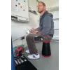 WEDO SITTOGO NXT Telescopic Stool, Plastic, Red, 10-Step Twist Height Adjustment, 150 kg Load 212 4202