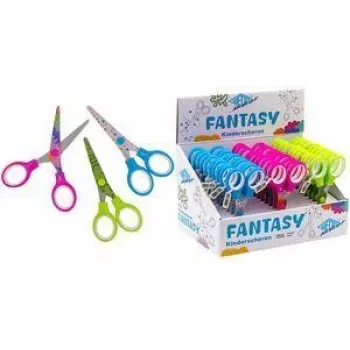 WEDO FANTASY Craft Scissors, Assorted Designs, Right-Handed, Stainless Steel, 30-Piece Display 73599
