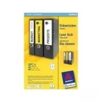 Étiquettes polyvalentes Avery L6060-100 blanches 70 x 37 mm, 960 étiquettes (40 feuilles x 24)