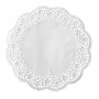 Napperon rond PAPSTAR, 320 mm, papier dentelle gaufré blanc, 40 g/m², 1 pièce (12456)