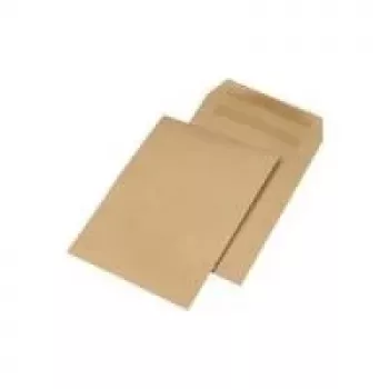 Enveloppes en papier kraft autocollantes MAILmedia C4, brunes, 110 g/m², 19,2 g, sans fenêtre (38140/7)
