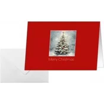 Carte de Noël classique SIGEL DS643, 115 x 170 mm, carton brillant 220 g/m², pour jet d'encre/laser/photocopieur, 1 pièce