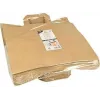 Sac en papier poignées PAPSTAR, 320 x 170 x 270 mm, papier kraft marron, 70 g/m², charge 5 kg, avec poignée - 1 pièce (86449)