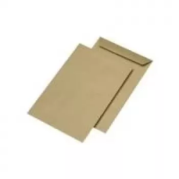 Enveloppe d'expédition MAILmedia 301017 E4, sans fenêtre, gommée, marron, 130 g/m²