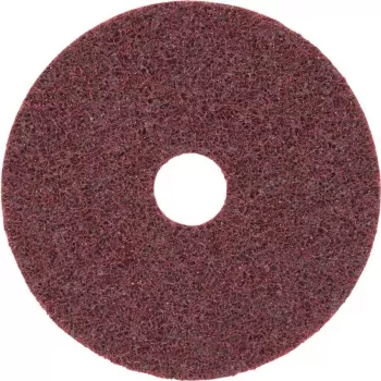 Disque abrasif non tissé 3M Scotch-Brite 125 mm Very Fine oxyde d'aluminium fixation velcro bleu (65336)