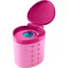 Taille-crayon FABER-CASTELL Grippy, rose avec protection de lame, sécurité enfant, mécanisme à clic - 1 pièce (181795)