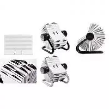 Fichier rotatif DURABLE TELINDEX, 500 fiches, index A-Z, gris 248223