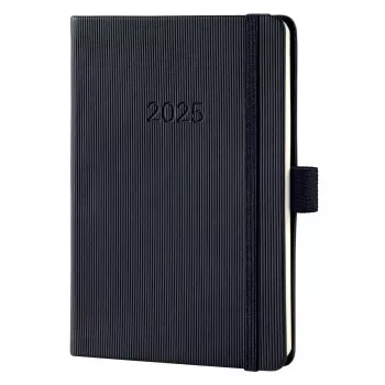Agenda de poche SIGEL Conceptum 2025 A6 noir (C2513)
