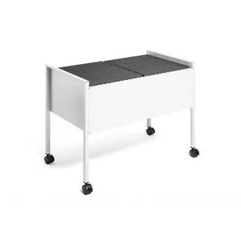Chariot de classement suspendu DURABLE ECONOMY DUO 100 A4, gris clair 308210