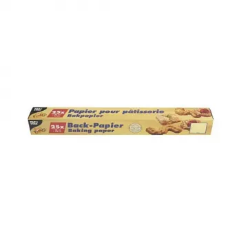 Feuilles de papier cuisson PAPSTAR, brun, 380 x 420 mm, antiadhésif double face, résistant à la chaleur jusqu'à 220°C, lot de 24 14201