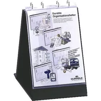 Pochettes pour paperboard DURABLE A3 paysage, lot de 10, transparentes antireflet 857719