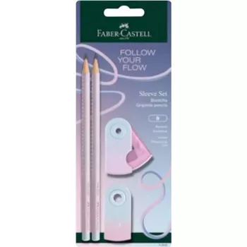 Ensemble d'écriture Faber-Castell GRIP Flow Edition, Blushing Sky, 2 crayons (B) 117007