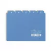 DURABLE A6 Index Tabs A-Z, 25 Tabs, Polypropylene, Grey, Embossed, 1 Set 366006