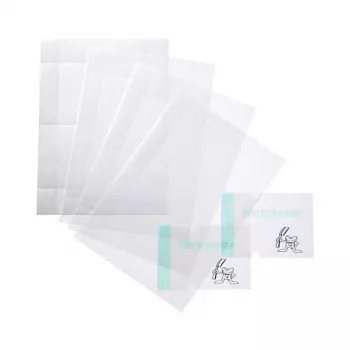 Films de rechange DURABLE CRYSTAL SIGN, 148 x 148 mm, transparents, 10 feuilles (483219)